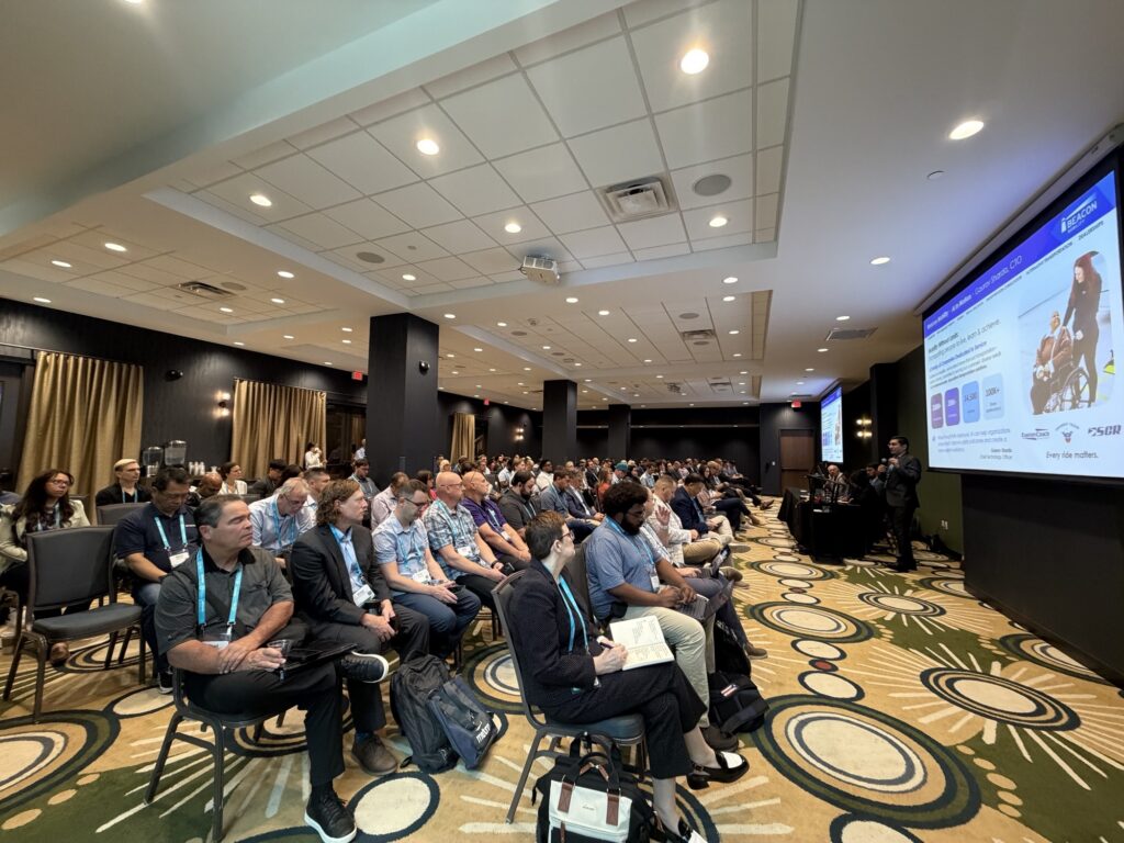 Audience at the AI in Motion session, APTAtech 2026 in St. Louis